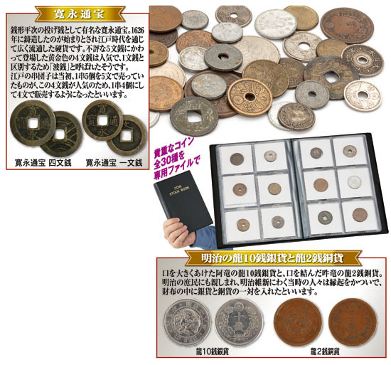 極希少!!江戸～昭和 日本貨幣史コレクション３０枚