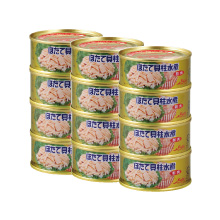 青森県陸奧湾産　帆立貝柱水煮缶詰（割肉）１２缶セット